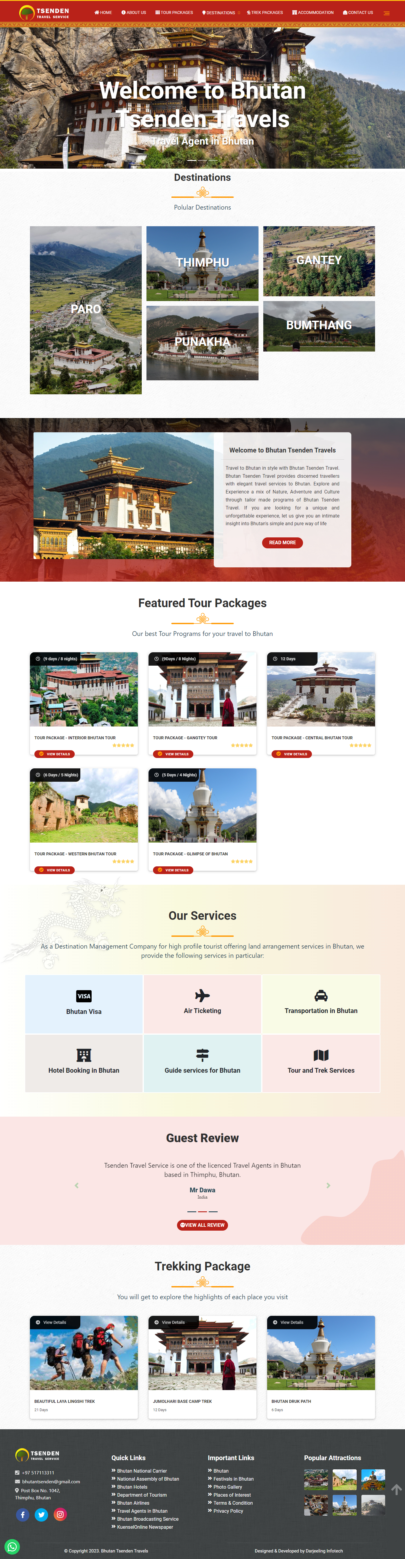 Bhutan Tsenden Travel